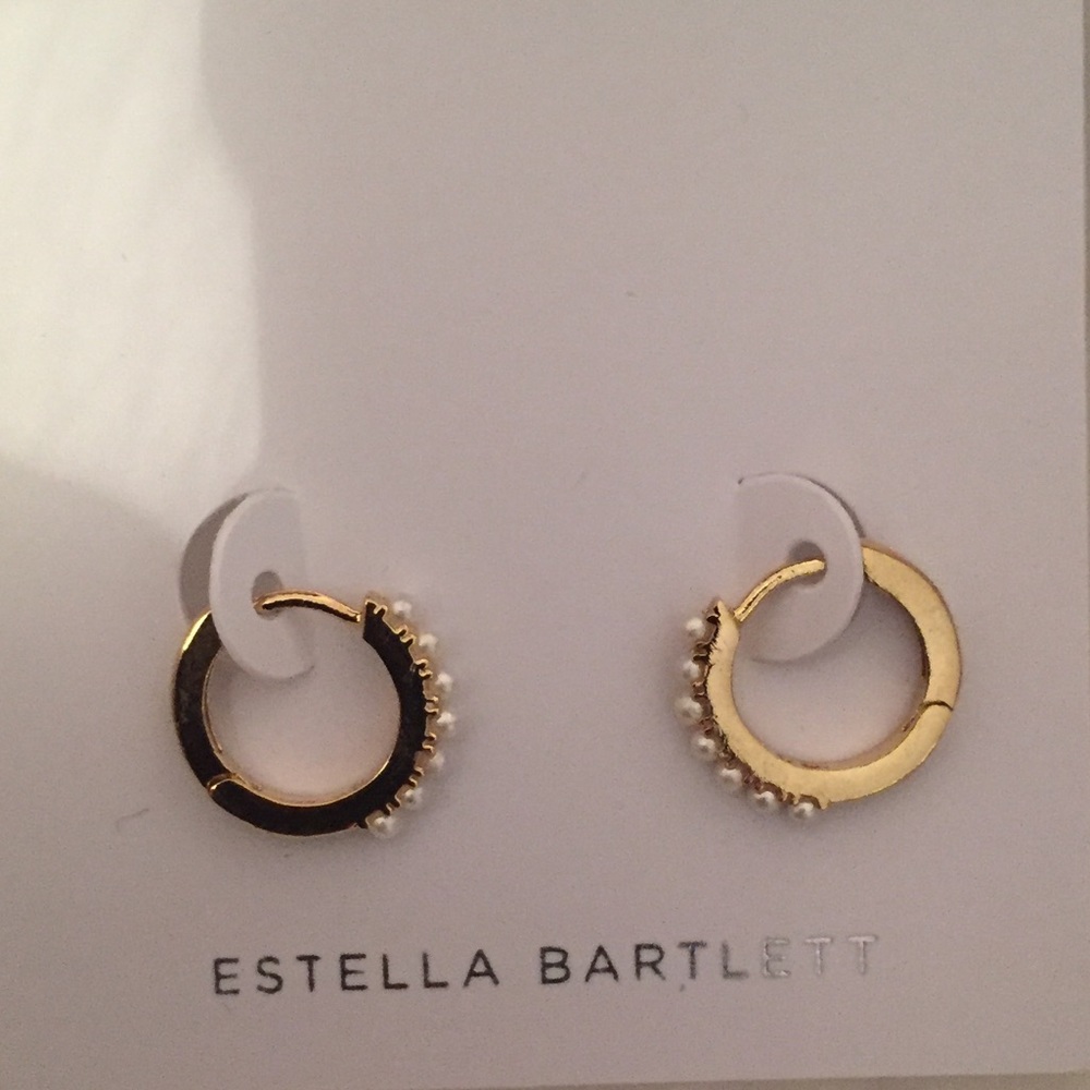 Estella Bartlett Delicate Hoop Earrings